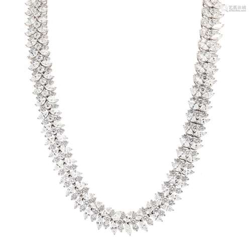 Platinum and Diamond Necklace, Tiffany & Co.