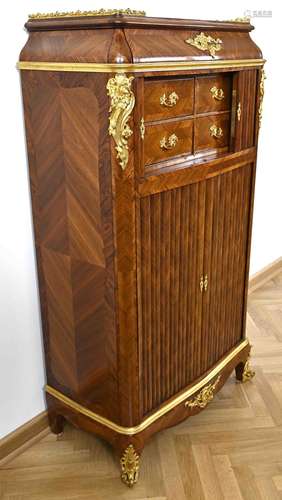 Elegant French half drawer cabinet,