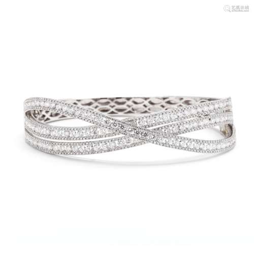 White Gold and Diamond Bracelet