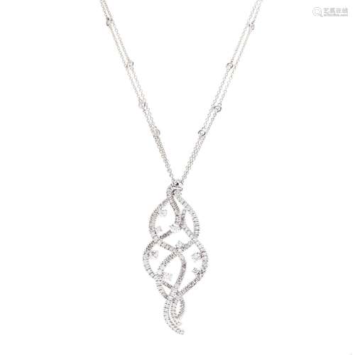 White Gold and Diamond Necklace, Damiani