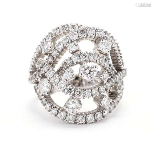 White Gold and Diamond Ring, Damiani