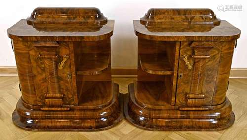 Two unusual, fancy side cabinets fr