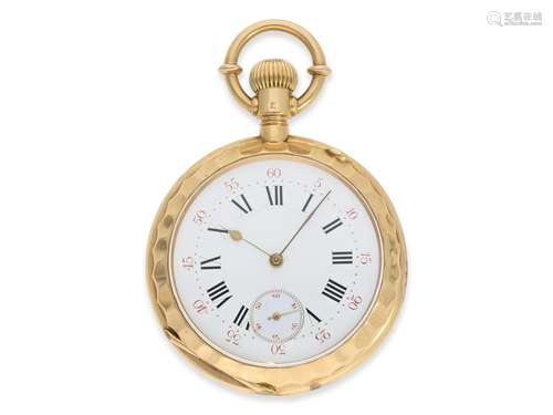 Pocket watch: magnificent gold pocket watch, ca. 1880, very ...