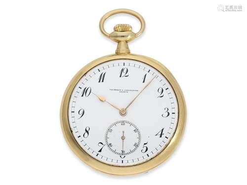 Pocket Watch: fine Vacheron & Constantin man's pock...