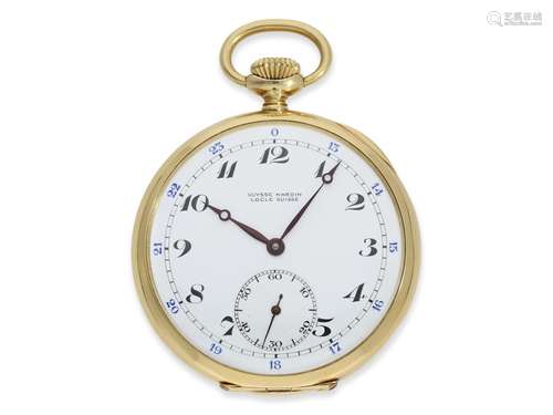 Pocket watch: high quality 18K precision pocket watch, Ulyss...