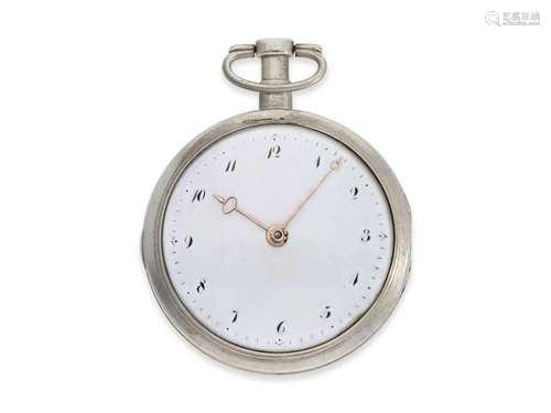 Pocket watch: very interesting German cylinder watch with ve...