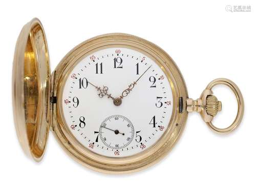 Pocket watch: gold precision pocket watch, Union, Dürrstein ...