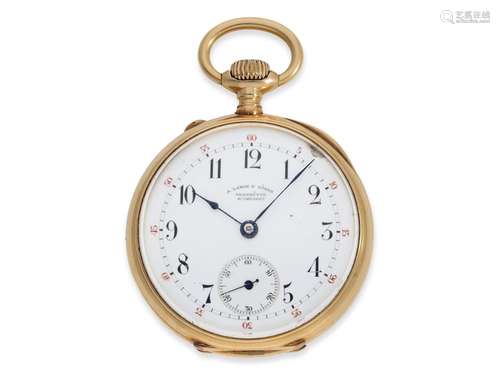 Pocket watch: gold man's watch by A. Lange & Söhne ...