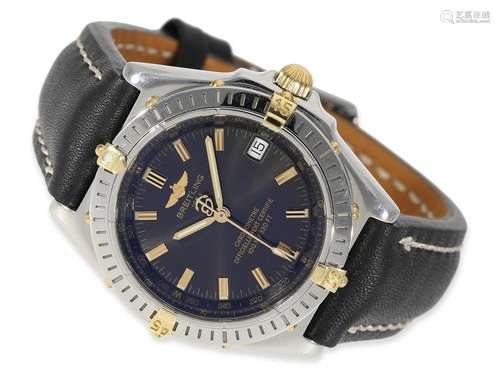 Wristwatch: certified Breitling chronometer, Ref.B10350 with...