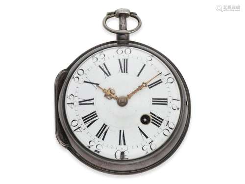 Pocket watch: extremely rare early oignon with repeater on b...