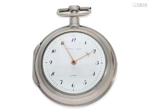 Pocket watch: impressive exceptionally heavy and large Londo...