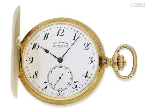 Pocket watch: heavy, extremely rare observatory chronometer ...