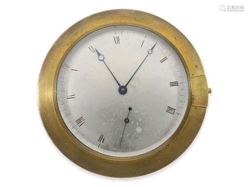 Marine chronometer: important, very fine marine chronometer/...