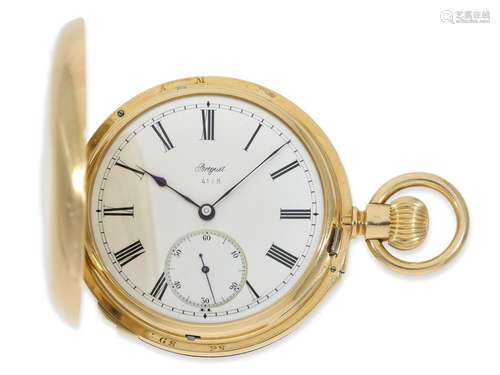 Pocket watch: absolute rarity, Breguet 'clockwatch'...