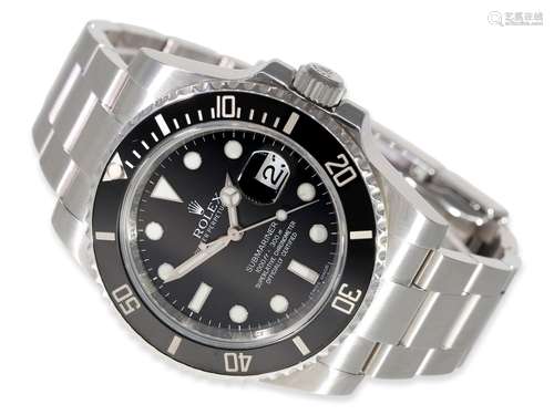 Wristwatch: almost like new Rolex Submariner Ref. 116610LN, ...