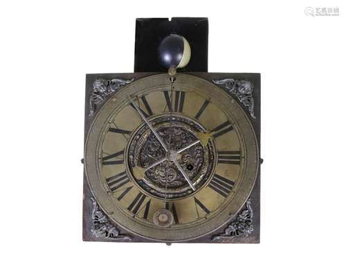 Wall clock: important and unique early wall clock with extre...