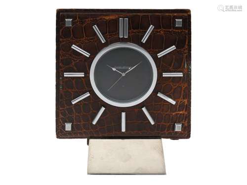 Table clock: extremely decorative and very rare Art déco tab...