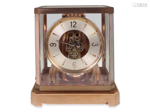 Table clock: fine and rare vintage Jaeger Le Coultre 'A...