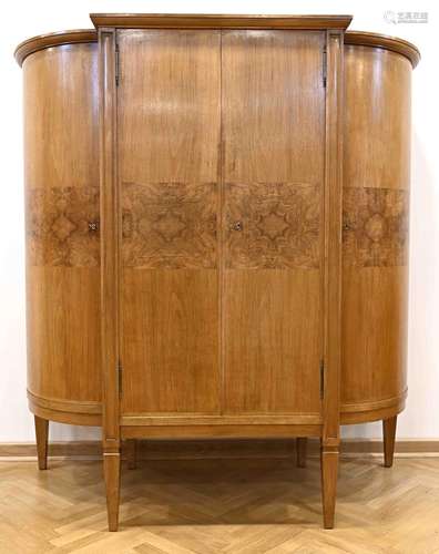 Unusual rounded wine cabinet, neocl