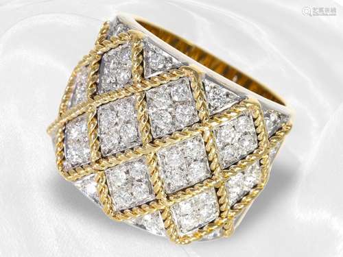 Ring: tasteful and decoratively designed modern Italian desi...