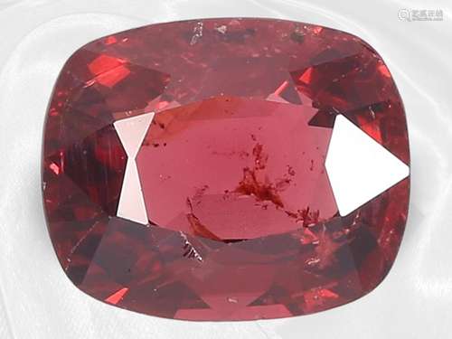 Spinel: natural red Burma spinel, 3ct, with certificate