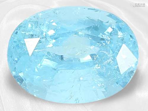 Tourmaline: Paraiba tourmaline of high luminosity, 1,77ct, w...