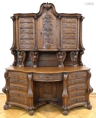 Baroque tabernacle bureau, early 18