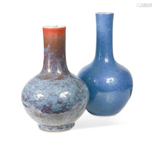 A Chinese flambé bottle vase, Qing Dynasty, 18th/19th centur...