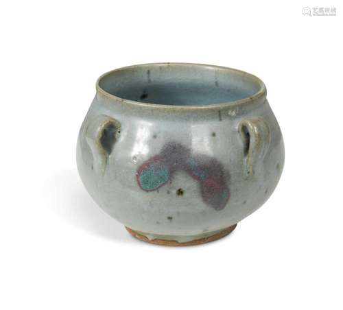 A Chinese purple splashed Junyao jar, Song-Yuan Dynasty (960...