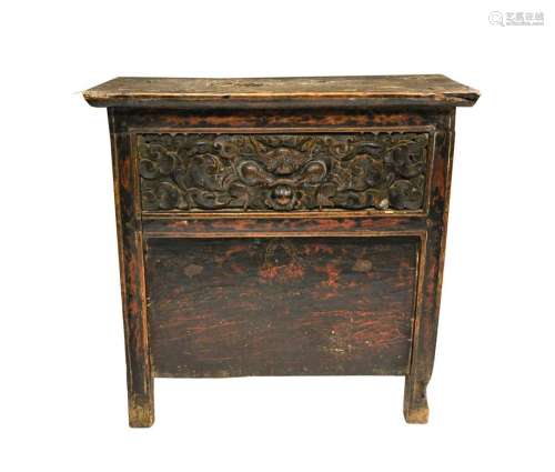 A late 18th century central Tibet small altar table