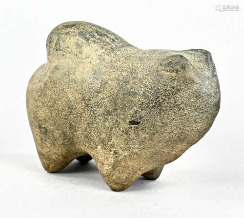 Archaic animal figure, rounded shap