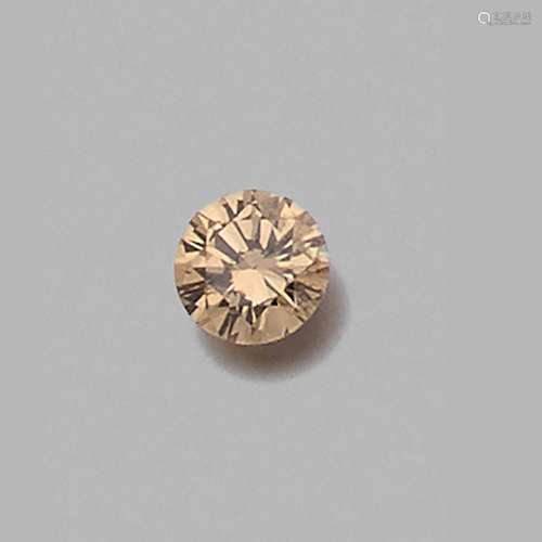 DIAMANT 1,20 CARAT FANCY YELLOW BROWN A 1,20 carat diamond F...