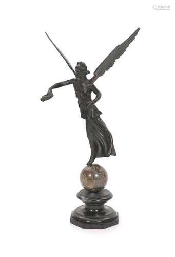 A 19th century Italian Grand Tour bronze figure, of the Samo...