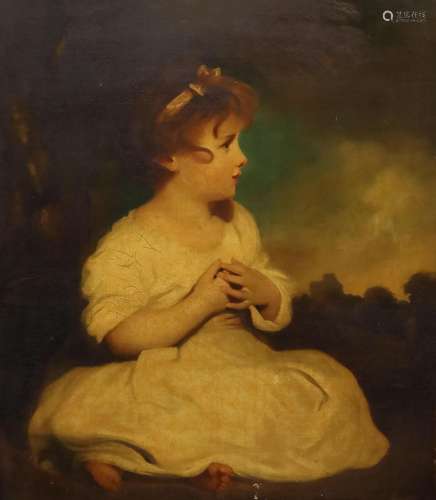 After Sir Joshua Reynolds (1723-1792), The Age of Innocence,...