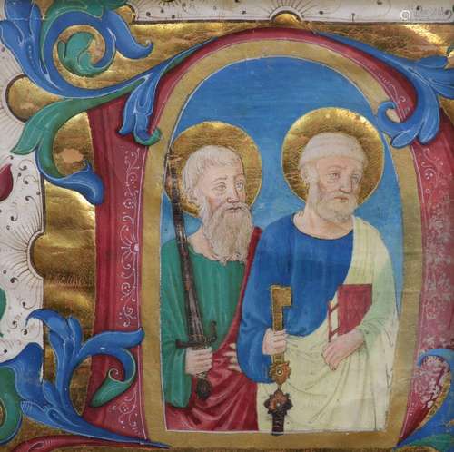 Late 15th Century Italian School, probably Florence, Saints ...