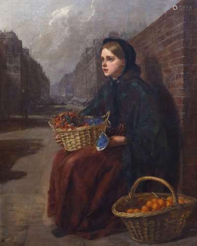 Norman E. Tayler (1843-1915), The Orange Seller, Oil on canv...