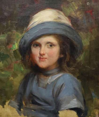 Attributed to Harold Harvey (1874-1941), Portrait of a girl ...