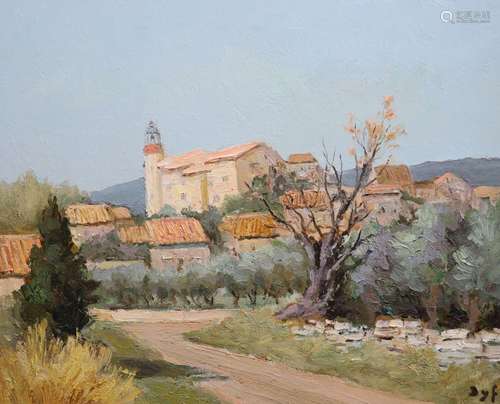 Marcel Dyf (French, 1899-1985), ‘Village de Provence’, oil o...