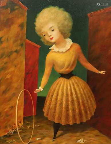 Philip Campbell Curtis (Arizonian, 1907-2000), Girl with a h...