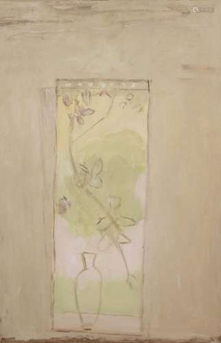 Mary Potter (1900-1981), Window, Oil on canvas, 76 x 50cm.