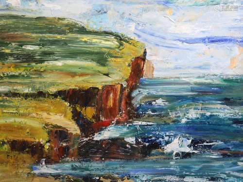 Peter Mclaren (1964-), Brought of Birsay, 1997, Oil on board...