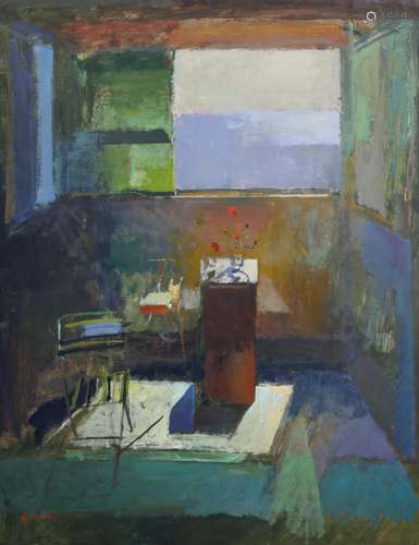 Fred Cuming RA, (b.1930), 'Studio, Lifeboat House'...