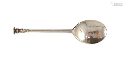 A 17th century silver seal top spoon