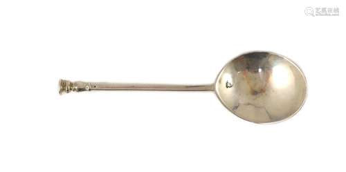 A mid 17th century silver seal top spoon