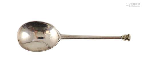 A 17th century silver seal top spoon