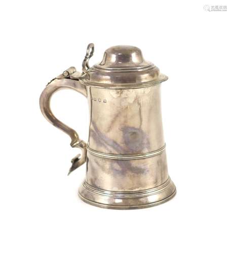 An early George III silver tankard, by John Moore