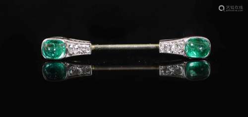 A 1930's/1940's French Cartier platinum, two stone...