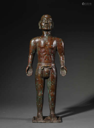 A Chinese Bronze Medical Figure
