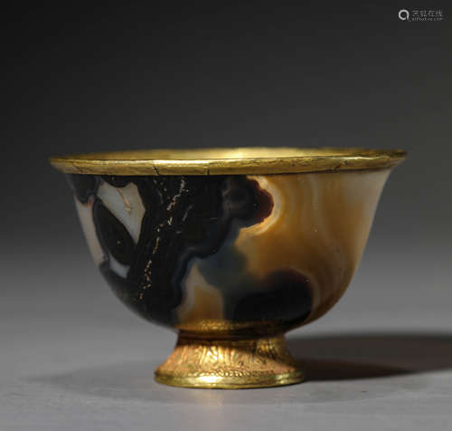 A Chinese Agate Cup