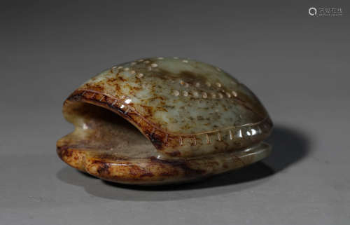 A Chinese Jade Turtle Shell
